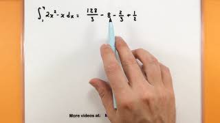 Calculus  Evaluating a definite integral [upl. by Malina]