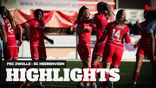 𝙏𝙚𝙧𝙪𝙜𝙜𝙚𝙠𝙣𝙤𝙠𝙩 in Zwolle  PEC Zwolle Vrouwen  sc Heerenveen Vrouwen [upl. by Ara]