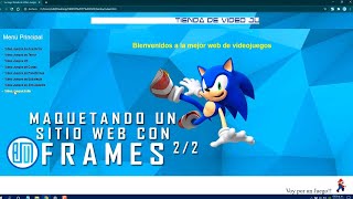 🔴 Curso Básico de HTML  Maquetando un Sitio Web con Frames  Parte22 🔵 [upl. by Anaitit]