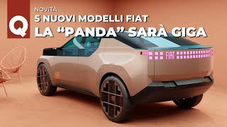 Le 5 nuove FIAT in arrivo dal 2024  Nuova Panda GIGAPanda e SUV [upl. by Eyks]