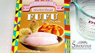 Cocoyam Flour Fufu or Taro Fufu [upl. by Jobie941]