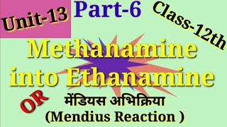 Methanamine into Ethanaminemethylamine into Ethylamine or Mendius Reaction [upl. by Tenom]