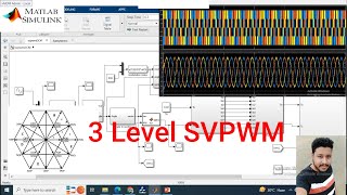 3Level Space Vector PWM based three phase Multilevel Inverter  SVPWM  DCMLI  MATLAB Simulation [upl. by Novhaj968]