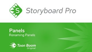 How to Rename Panels in Storyboard Pro [upl. by Ambrosius]