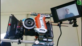 BMCC Rig setup with the BlackMagic Cinema Camera [upl. by Sarah]