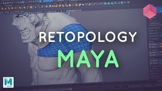 Retopology for Beginners in Maya [upl. by Malchy]