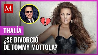 Thalía celebra soltería en redes así le respondió Tommy Mottola [upl. by Enneillij]