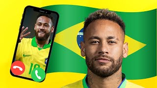 📞☎️ LLAMADA TELEFÓNICA DE NEYMAR 🇧🇷 TU JUGADOR DE BRASIL FAVORITO [upl. by Shalom]