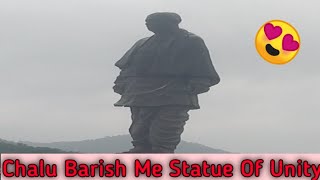 Statue Of Unity Monsoon Magic at the Worlds Tallest Statue Vlog ajslifestylevlog viralvideo [upl. by Fanechka488]