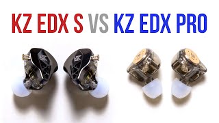 Comparativa Sonido KZ EDX S vs KZ EDX Pro [upl. by Ynnal]