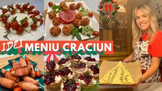 MASA DE CRACIUN MENIU 5 REȚETEAPERITIVE delicioase pentru Craciun Gătește cu mineRetete usoare [upl. by Euqininod]