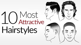 10 Most ATTRACTIVE Mens Hair Styles  Top Male Hairstyles  Attraction amp A Mans Hair Style [upl. by Llerrem]