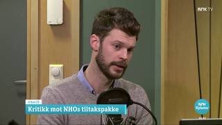 Bjørnar Moxnes Rødt om bemanningsbransjen på Dagsnytt 18 [upl. by Hiltan]