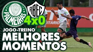 PALMEIRAS 4 X 0 RIO BRANCO  MELHORES MOMENTOS  JOGOTREINO [upl. by Ellerol876]