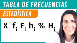 Tabla de FRECUENCIAS 📊 Estadística [upl. by Dona231]