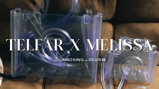 Telfar x Melissa Jelly Bag Review Unboxing  What Fits Inside [upl. by Ploss510]