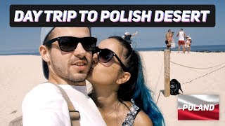 BIGGEST DUNES IN EUROPE Beach Day in Łeba from Gdansk  Poland Travel Vlog [upl. by Garcon]