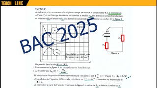 Dipôle RC correction exercice N°2 BAC SCIENTIFIQUE [upl. by Bor]