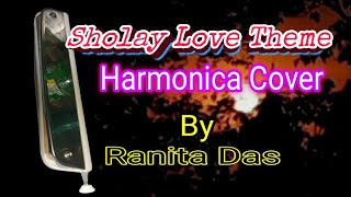 SHOLAY Theme  The Silent LOVE amp Sad  on Harmonica  NEW [upl. by Jeunesse]