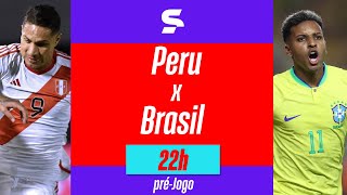 PERU X BRASIL  PRÉJOGO AO VIVO COM IMAGENS  ELIMINATÓRIAS DA COPA 2026  sportv [upl. by Bergmann]