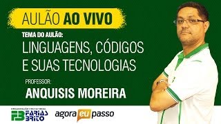 Aulão Ao Vivo  Linguagens Códigos e Suas Tecnologias  Inglês  Anquisis Moreira [upl. by Hcirdla]