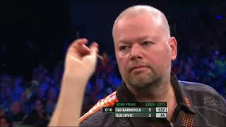 Raymond van Barneveld  137 Checkout  2018 Masters Darts  Semi Final [upl. by Adlin]