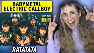 BABYMETAL x ElectricCallboy  RATATATA OFFICIAL VIDEO  Singer Musician Reacts [upl. by Nnaeirb507]