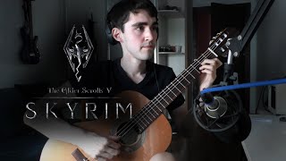 Skyrim  The Bannered Mare on Guitar [upl. by Nairbo]