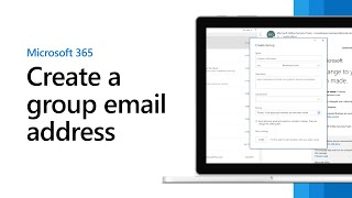 How to create a group email address for your business in Microsoft 365 [upl. by Sirac]