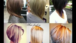 Trendy Bob Haircuts  Sharp Angled Bob [upl. by Harbert]