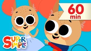 Wind The Bobbin Up   More Kids Songs  Super Simple Songs [upl. by Ennasil157]