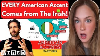 Accent Expert Gives a Tour of US Accents  WIRED  Irish Girl Reacts [upl. by Yekcor163]