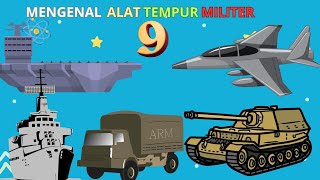 EPISODE 9 TRANSPORTASI MENGENAL KENDARAAN TEMPUR MILITER FYPfacts CANVAinformation education [upl. by Alacim]