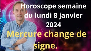 Astrologie horoscope lunaire semaine du lundi 29 janvier 2024 [upl. by Melly]