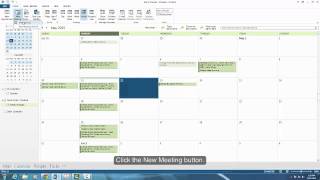 Create a meeting on another users calendar – Outlook ‘13 [upl. by Guglielma427]