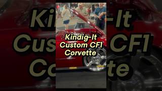 Custom CF1 Corvette Built By KindigIt Designs Mecum Harrisburg Beautiful Build Chevy Corvette [upl. by Esimorp910]