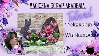 DEKORACJA WIELKANOCNA KROK PO KROKUTUTORIAL DLA MAGICZNEGO KOCIOŁKA [upl. by Gnus]