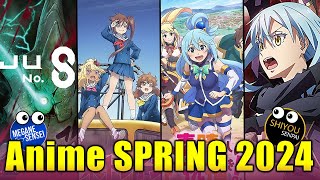 Daftar Anime Spring 2024 Baku Hantam Anime Bagus  Bareng Shiyou [upl. by Frederico]