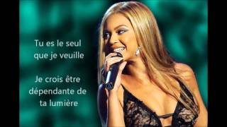 Beyonce  Halo French Lyrics [upl. by Lehman]