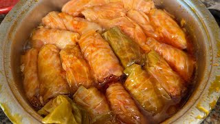 Making 600 Sarmale Romanian Stuffed Cabbage Roll in One Day [upl. by Lewse]