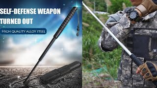 Self defense Telescopic Swing Stick Review 2020 [upl. by Xed348]