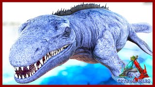 Ark Mosasaurus Trapping amp Taming Crystal Isles MapEp 44 [upl. by Monika]