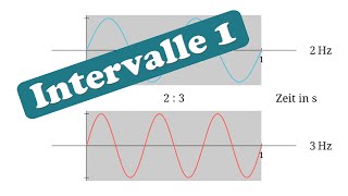 Physikalische Natur der Intervalle in der Musik  Teil 1  Frequenzverhältnisse [upl. by Aldric161]