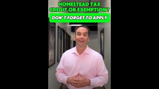 Homestead Property Tax or Exemption [upl. by Teeter523]