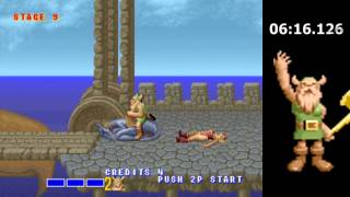 Golden Axe Arcade Speedrun in 828 With Gilius [upl. by Alicec278]