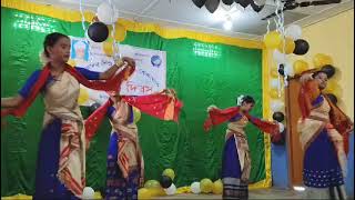 Teachers day celebration 🎇 Girls group  sankordeb sisu neketon  Bokakhat [upl. by Sivatco]