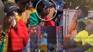 🔴 Sénégal VS Egypte L’émotion et les larmes de wally seck après la victoire du senegal au monument [upl. by Claudell]