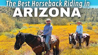 The Best Horseback Riding in Arizona  Cave Creek Horseback Riding at MTM Ranch 🌵🤠 [upl. by Adiesirb]