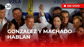 🚨 EN DIRECTO  EDMUNDO GONZÁLEZ y MARÍA CORINA MACHADO ofrecen una conferencia de prensa [upl. by Asalocin]