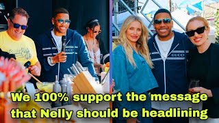 NELLY BOTTLEROCK NAPA VALLEYWE We100 support the message that Nelly should be headlining🥰 [upl. by Belshin402]